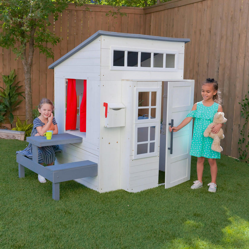 Modern Outdoor Playhouse White