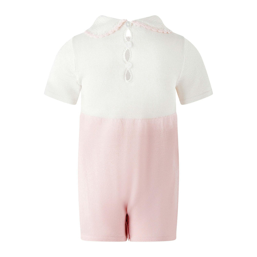 Pima Rose Embroidered Babysuit