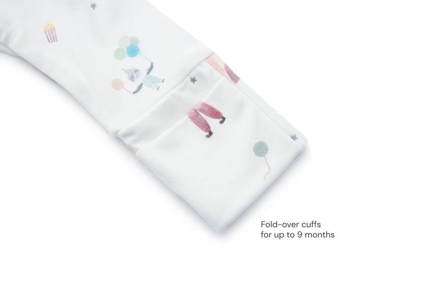 Bamboo Magnetic Footie Pajama - Le Cirque