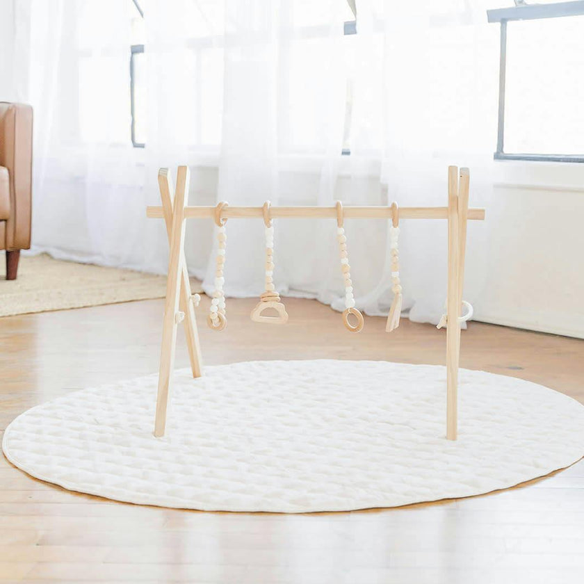 Linen Round Play Mat