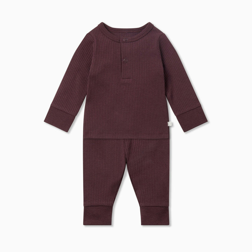 Ribbed Pajama Set