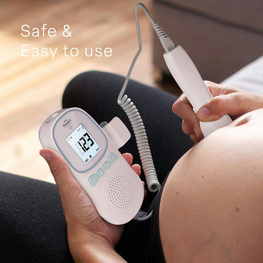 Portable Ultrasound Fetal Doppler: Blue