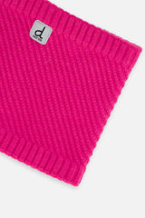 Winter Knit Neckwarmer Bright Pink