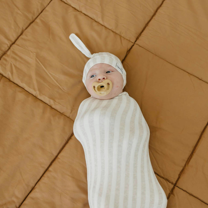 Knit Swaddle Blanket - Coastal