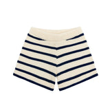 Unisex Breton Stripe Knit Short