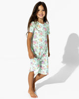 Petals & Posies Bamboo Girls' Short Sleeve Dress