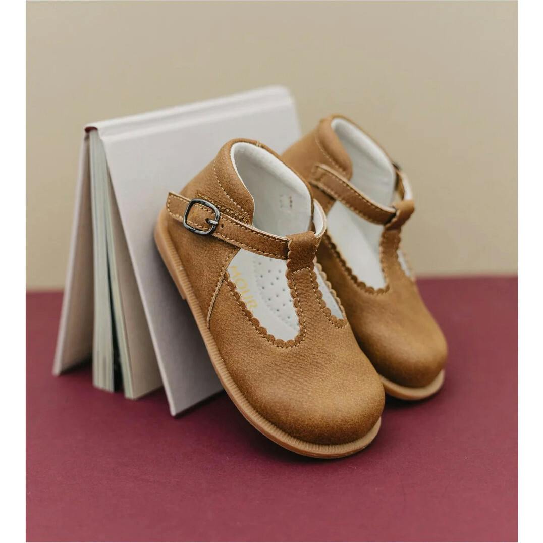 Louise Scalloped T-Strap Mary Jane