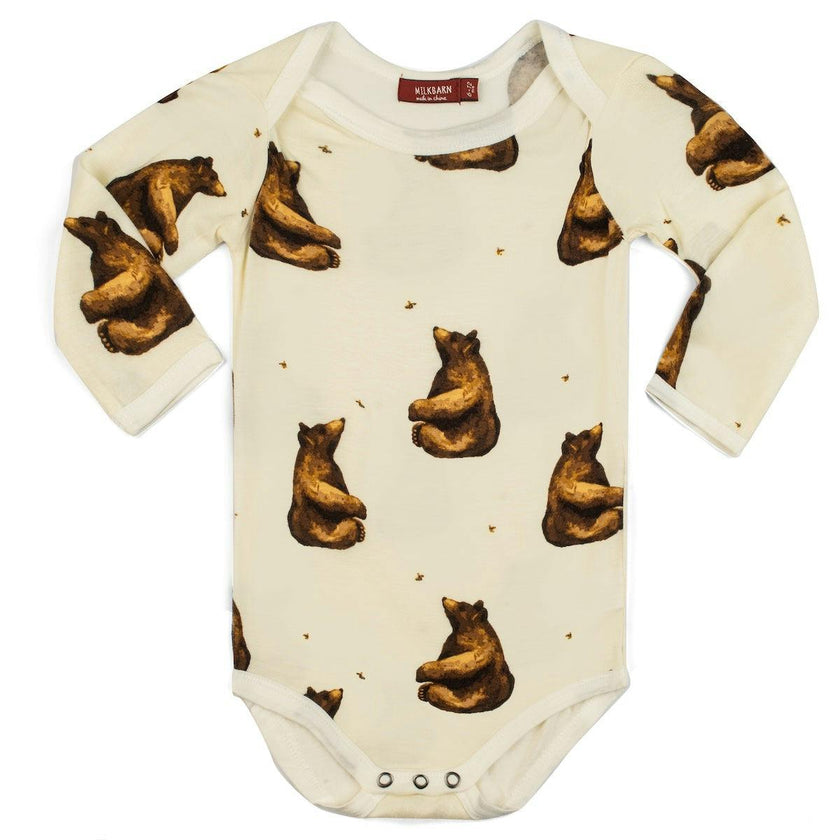 Honey Bamboo Long Sleeve One Piece