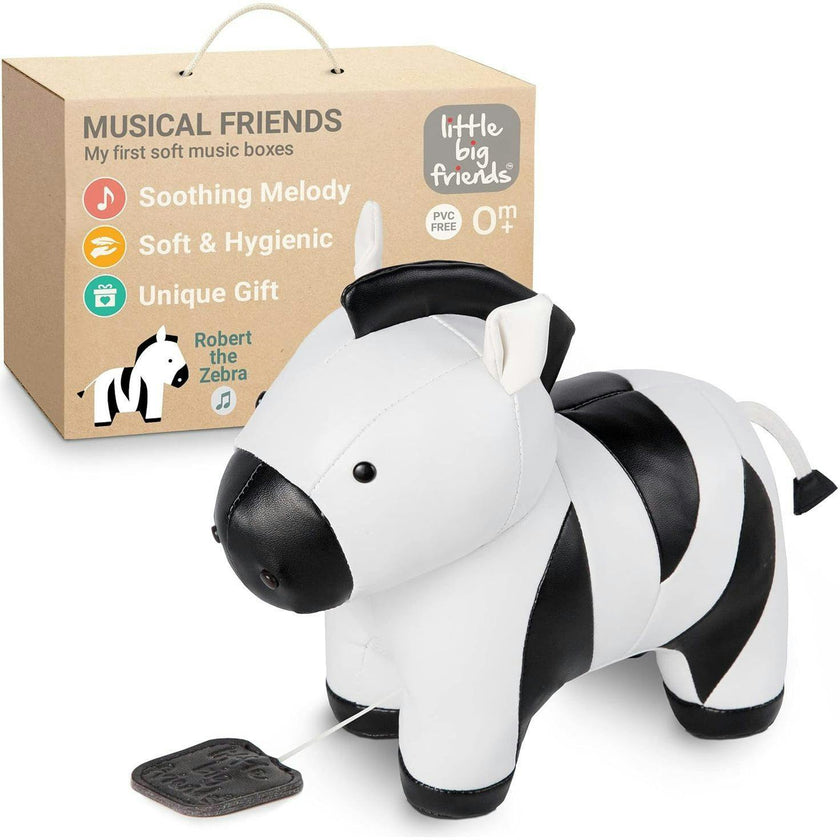 Robert the Zebra - Musical Friends Sensory Plush Toy