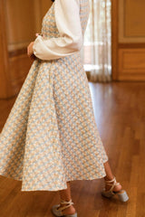 Saoirse Dress in Glacier Tweed