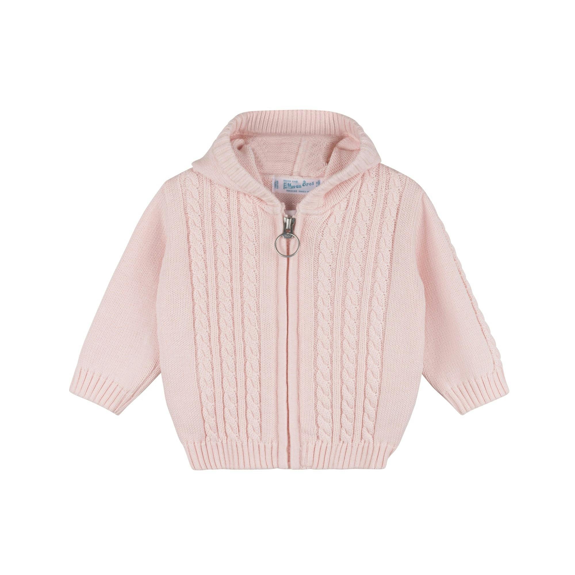 Cable Zip Up Hooded Sweater
