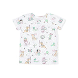 Country Club Dogs Pink - Short Sleeve Loungewear Set