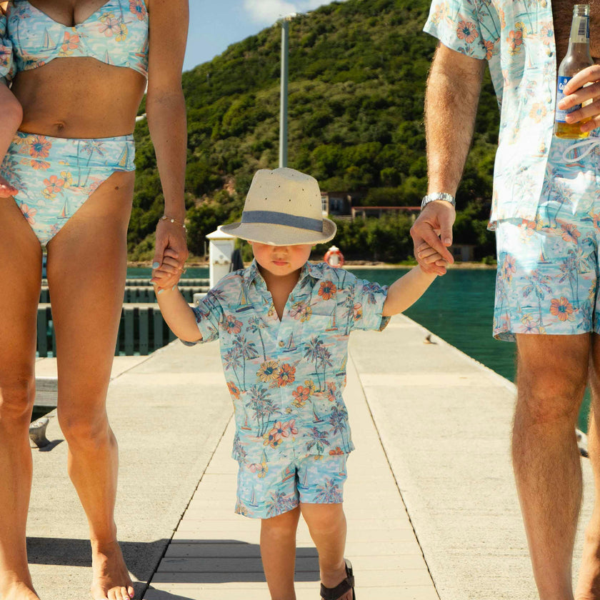 The BVIs - Boys Hawaiian Shirt