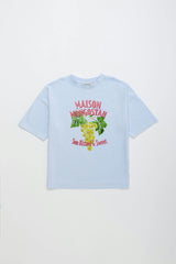 UVAS T-SHIRT LIGHT BLUE