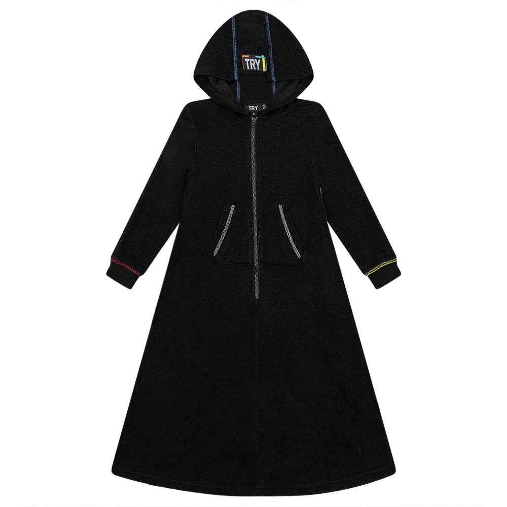 Multi Color Stitched Terry Robe