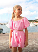 Pink Hailey Bow Bubble Set