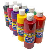 Classroom Pack: Washable Tempera Paints - 10 Bottle