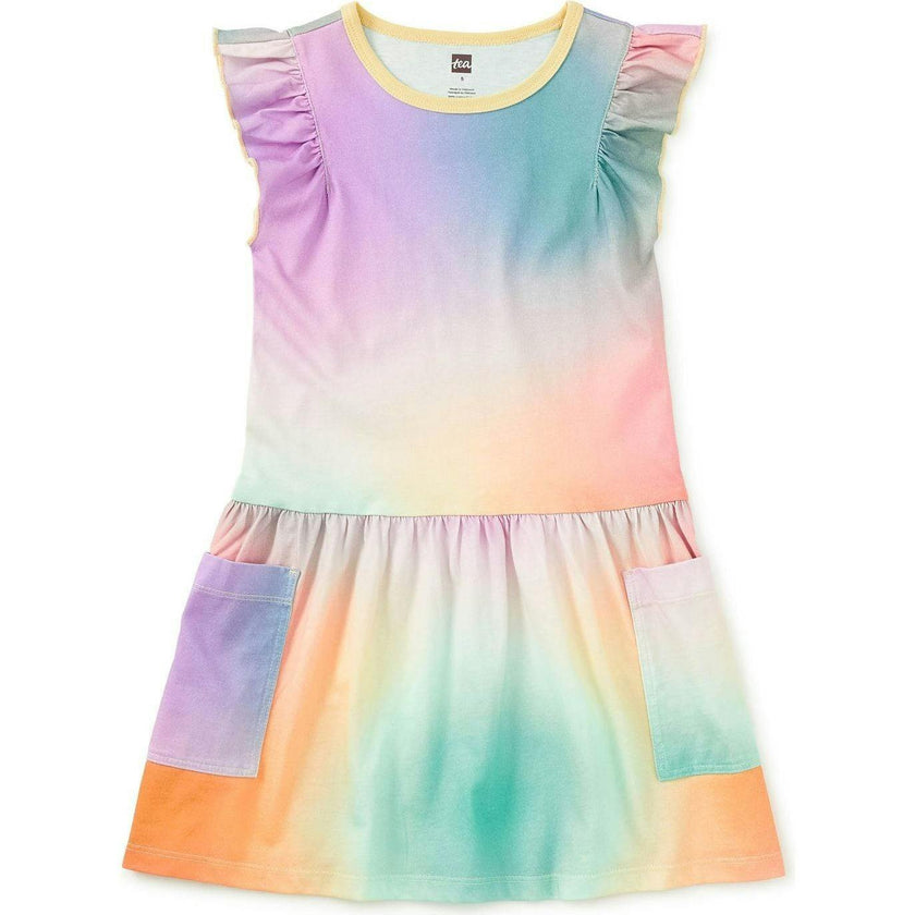 Flutter Sleeve Pocket Dress
