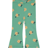 Floral Print Flared Leggings