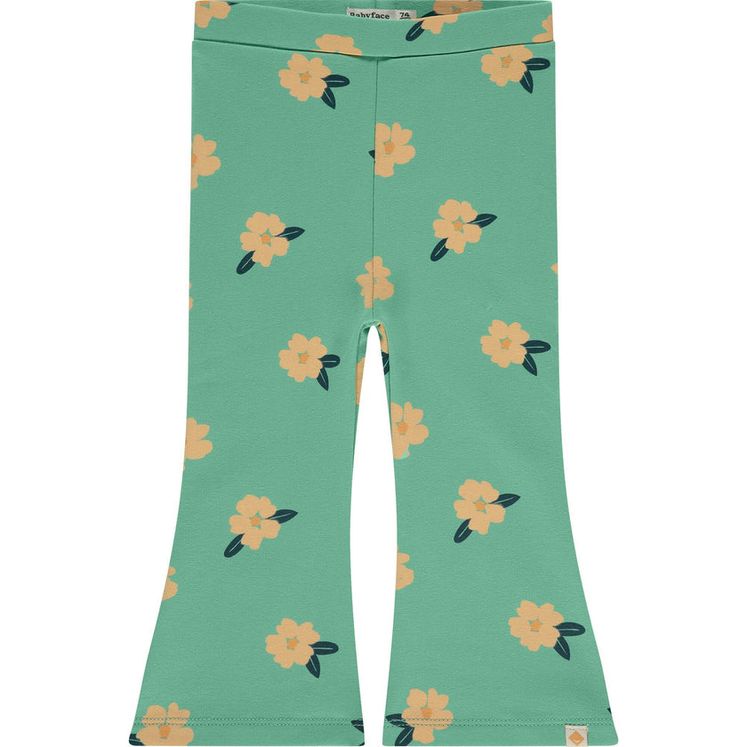 Floral Print Flared Leggings