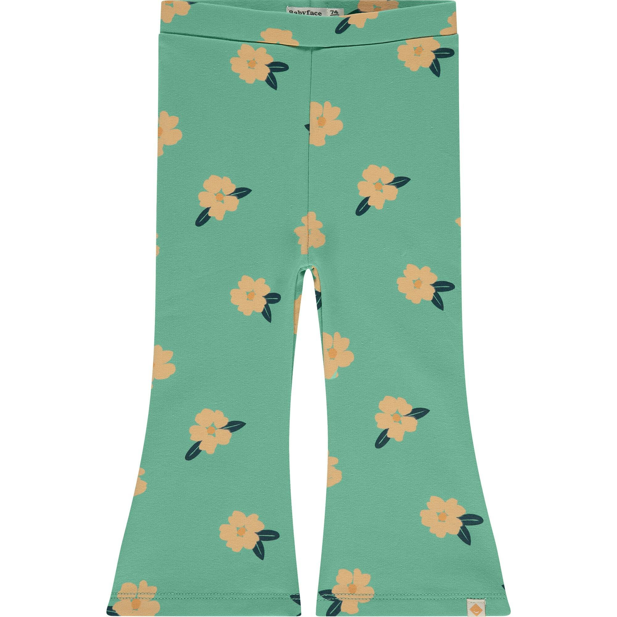 Floral Print Flared Leggings