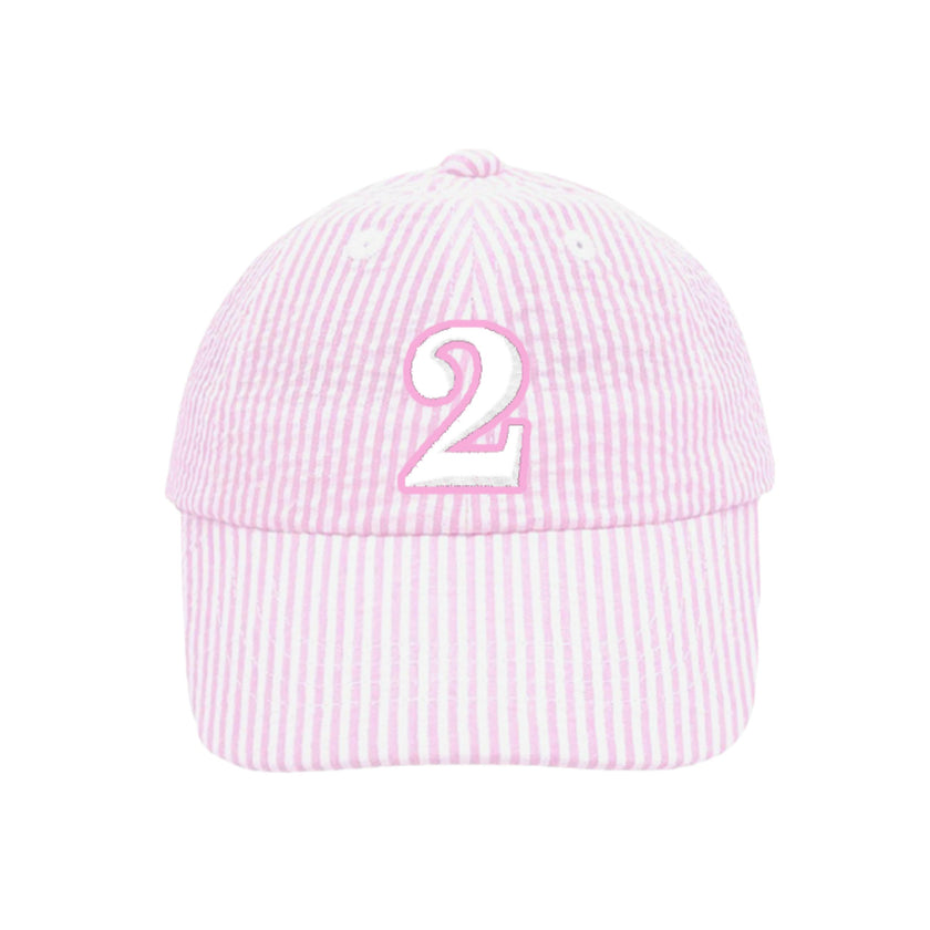 2nd Birthday Bow Baseball Hat (Baby/Toddler, Youth)