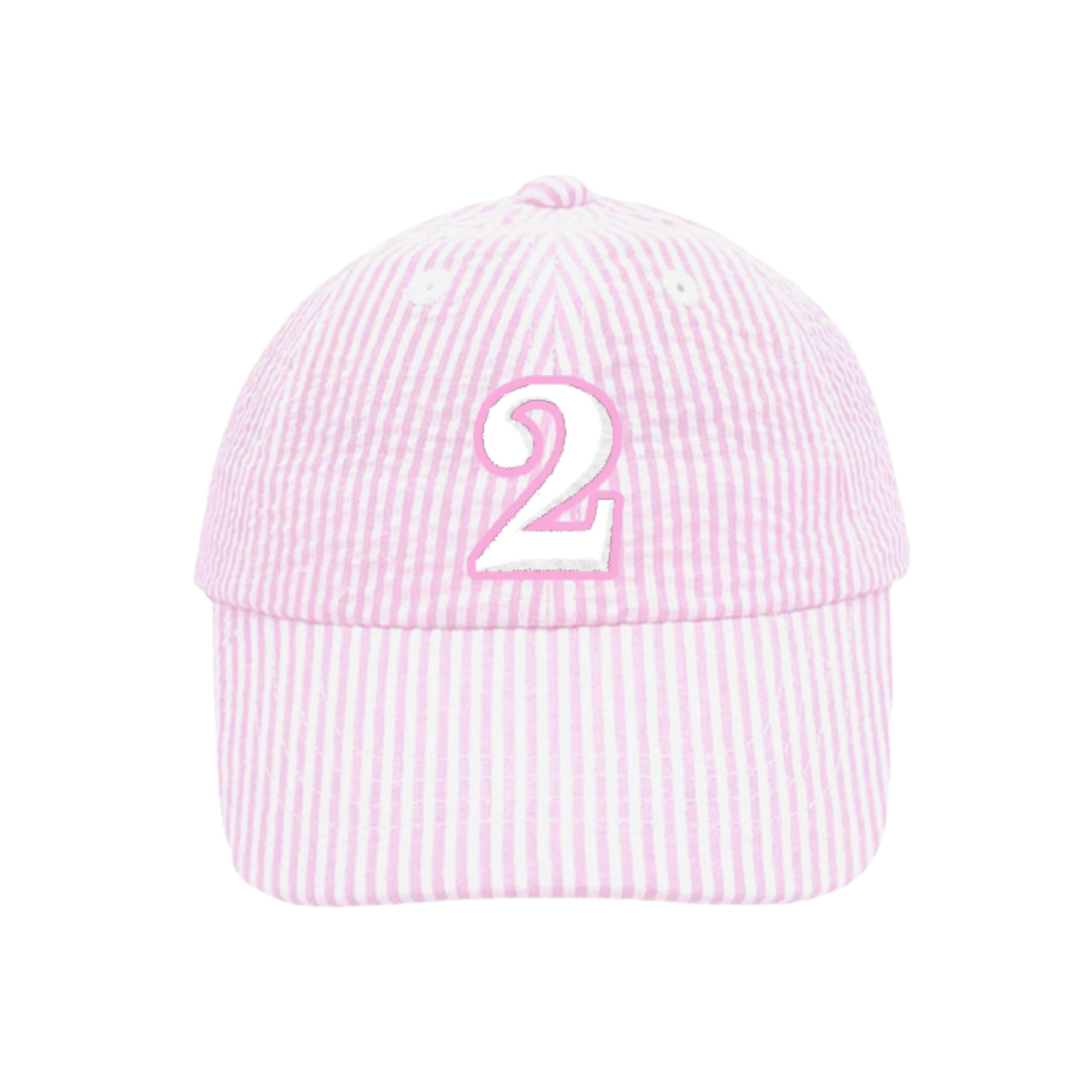 2nd Birthday Bow Baseball Hat (Baby/Toddler, Youth)