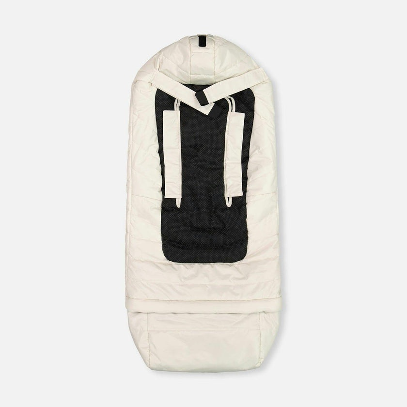 Evolutive Baby Footmuff Designed for Car Seat and Stroller Off-White