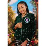 Elphaba Sequin Bomber