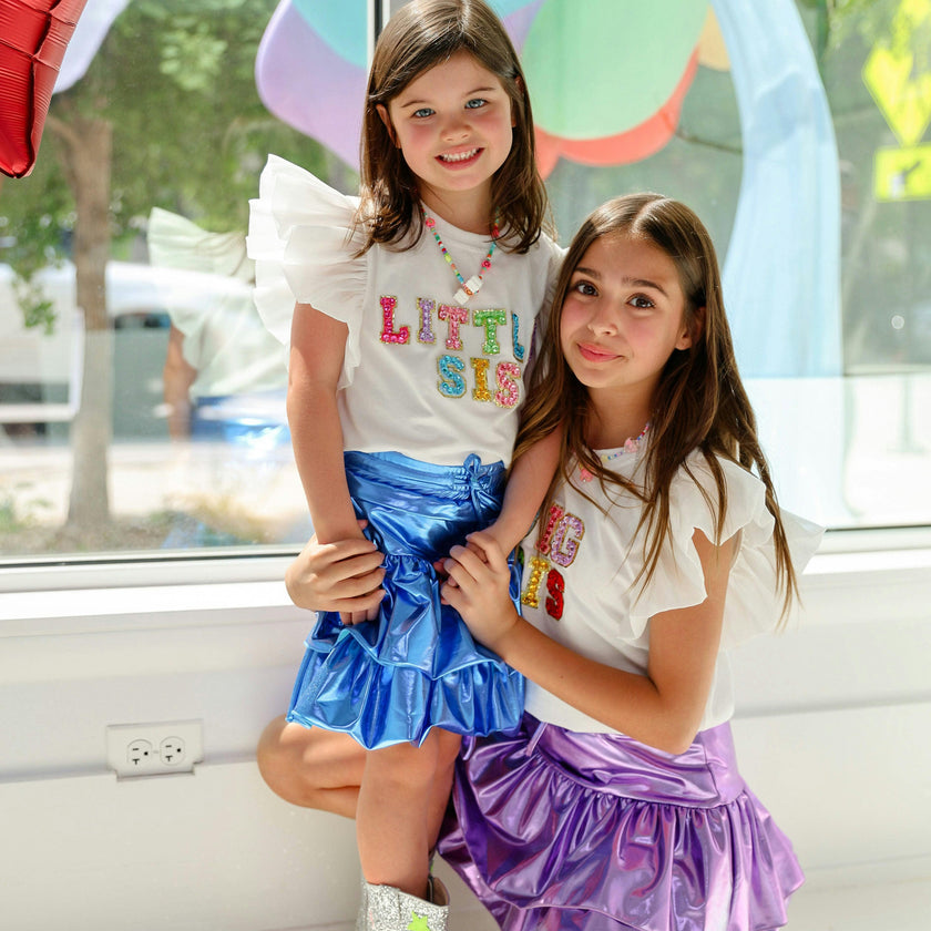 Big Sis Gem Ruffle T-Shirt