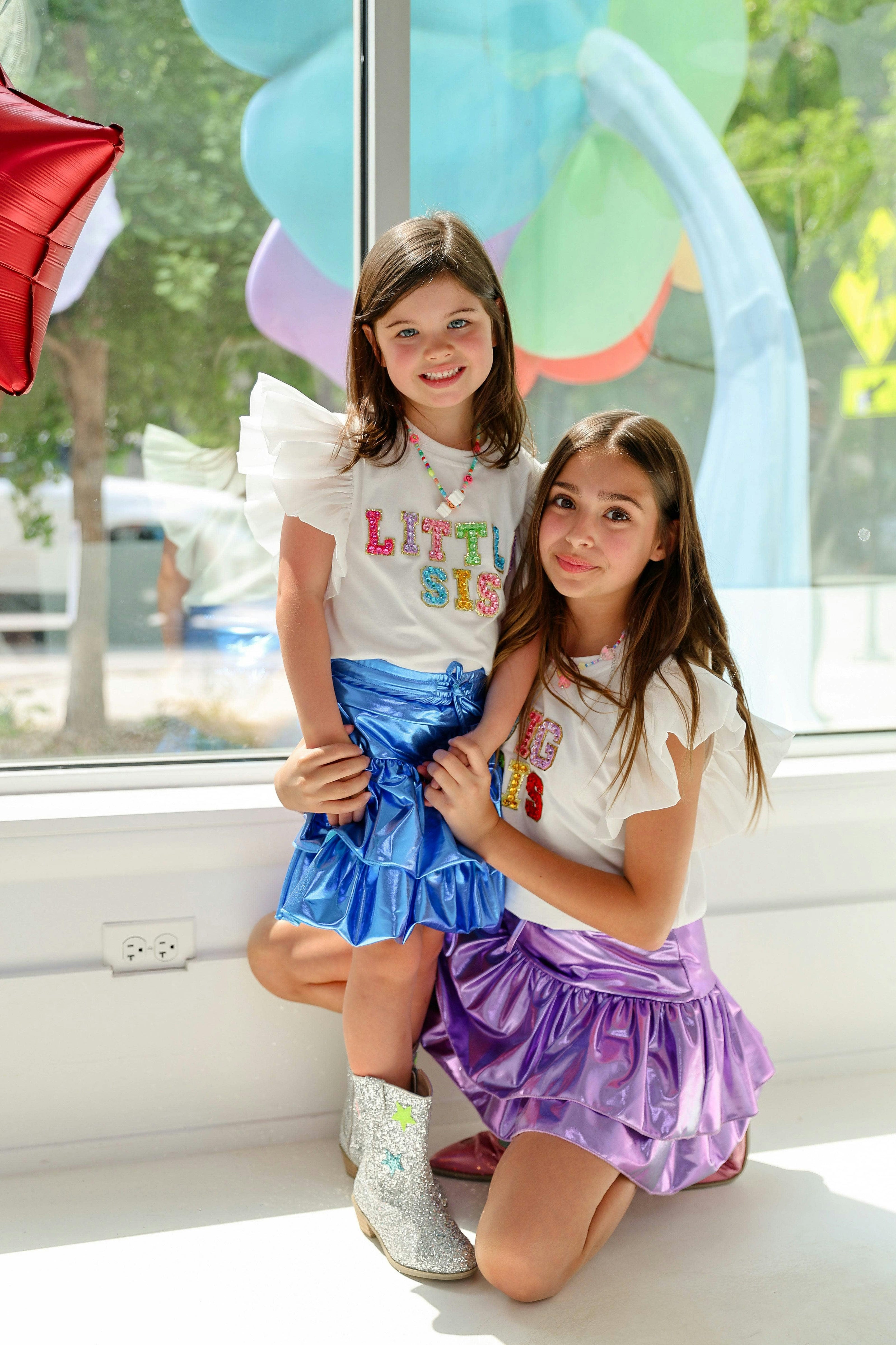 Big Sis Gem Ruffle T-Shirt