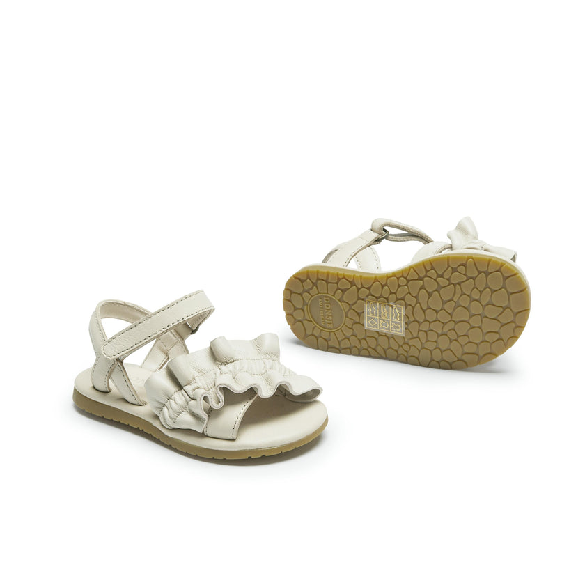 Yine Sandals | Off White Leather