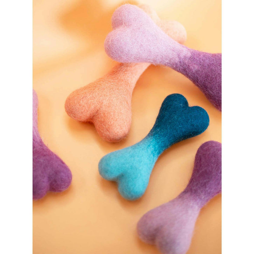 WOOL OMBRE BONE, Purple