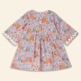 Kids Mia Dress Bihar Blessings Periwinkle