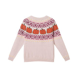 Infant Girls Sweater & Corduroy Skirt Set | Pumpkin Harvest - Burgundy