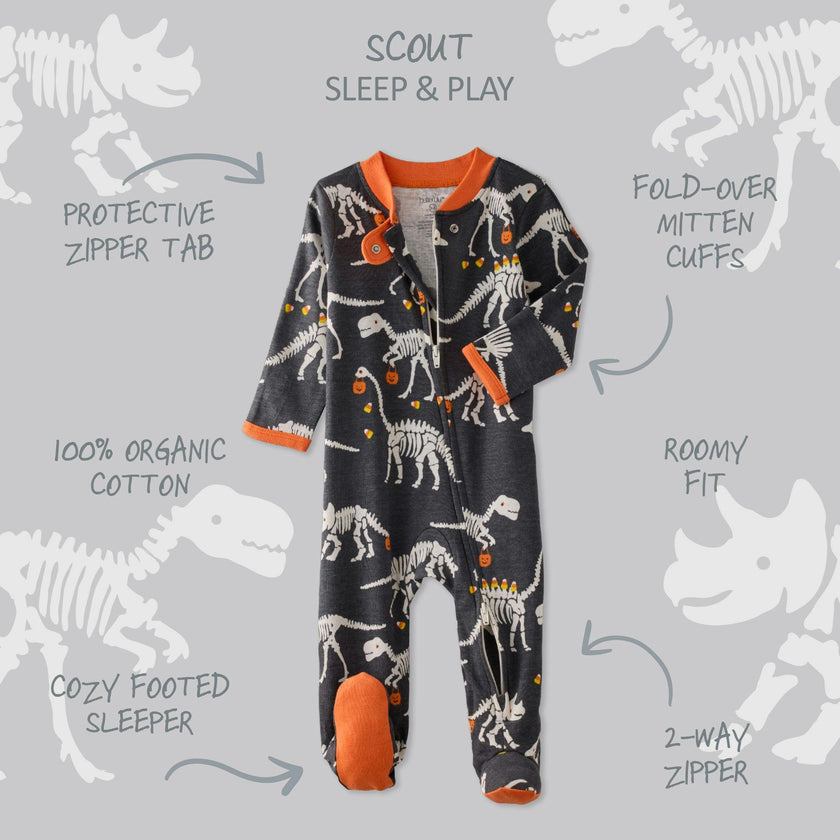 SCOUT Sleep & Play Baby Halloween Pajamas