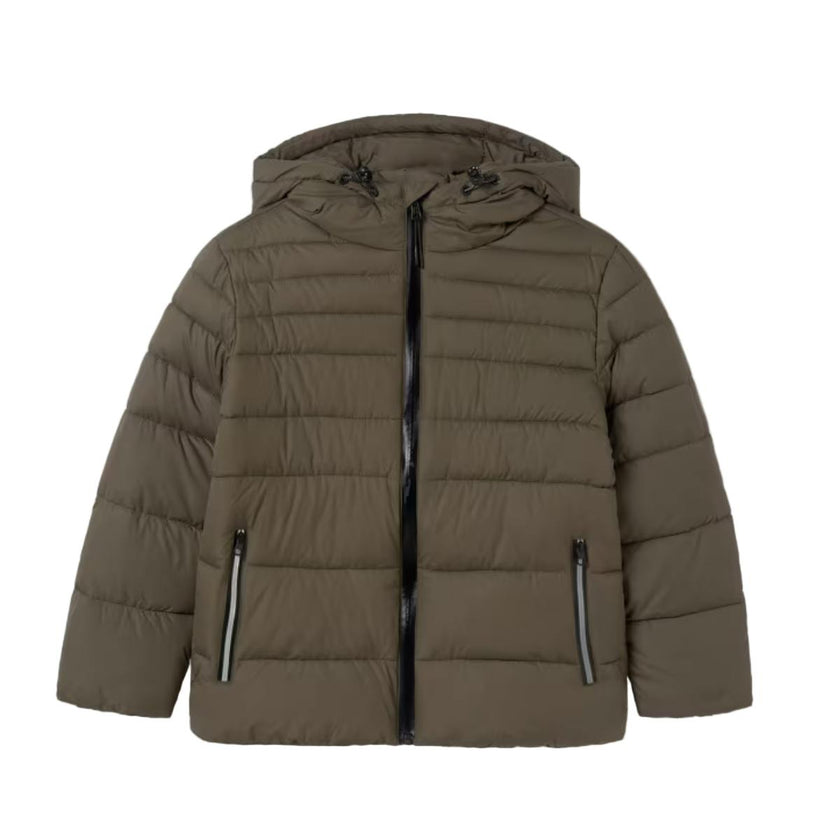 Boys' Quilted Coat With Reflective Details