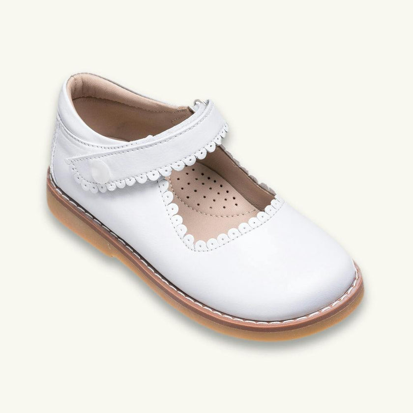 Mary Jane | White Leather