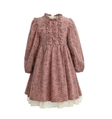 Pink Floral Layered Dress