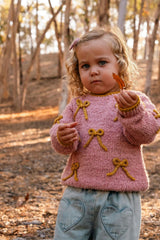 Bow Sweater in Stardust