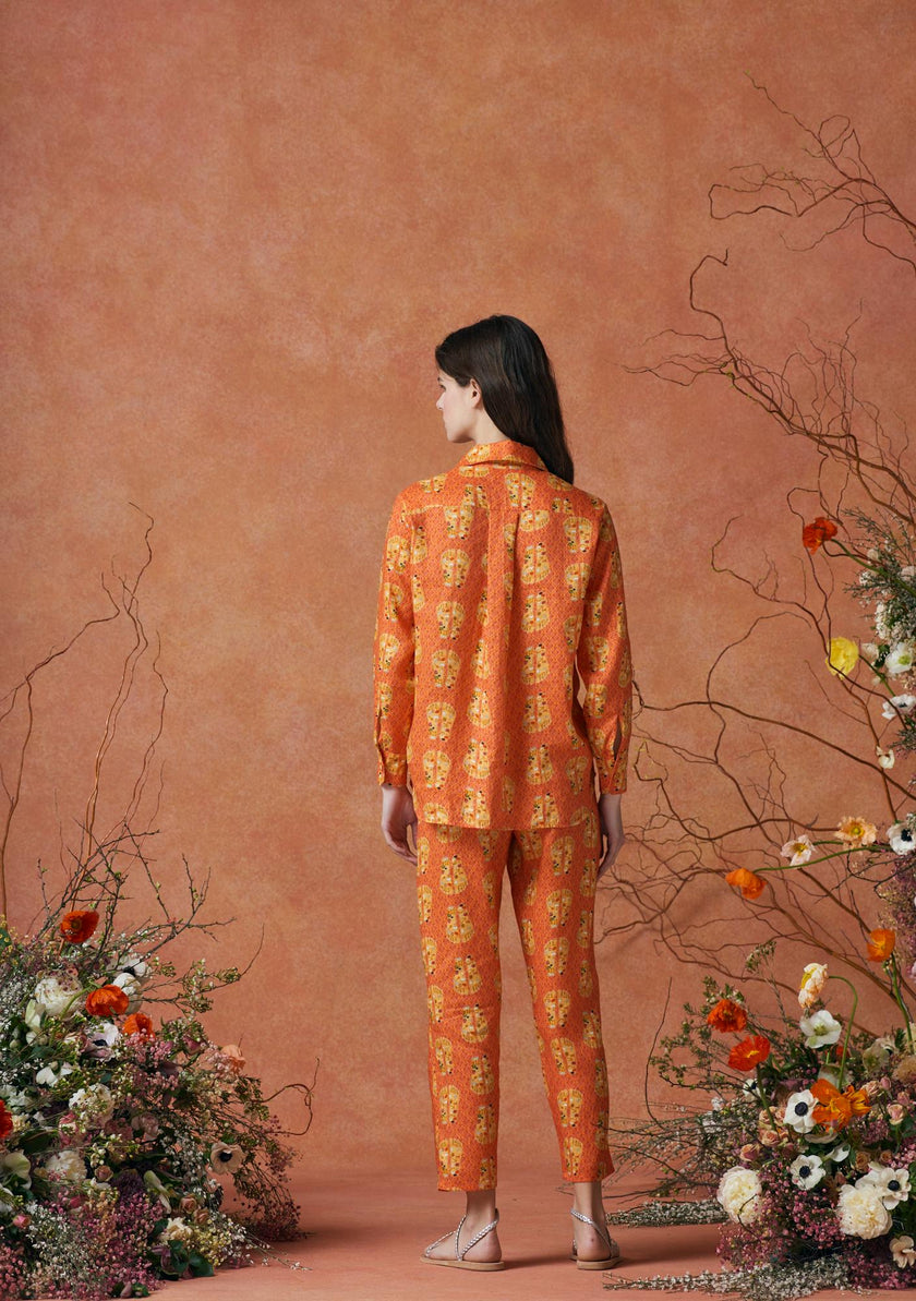 Fern Shirt Lotus Feet Coral