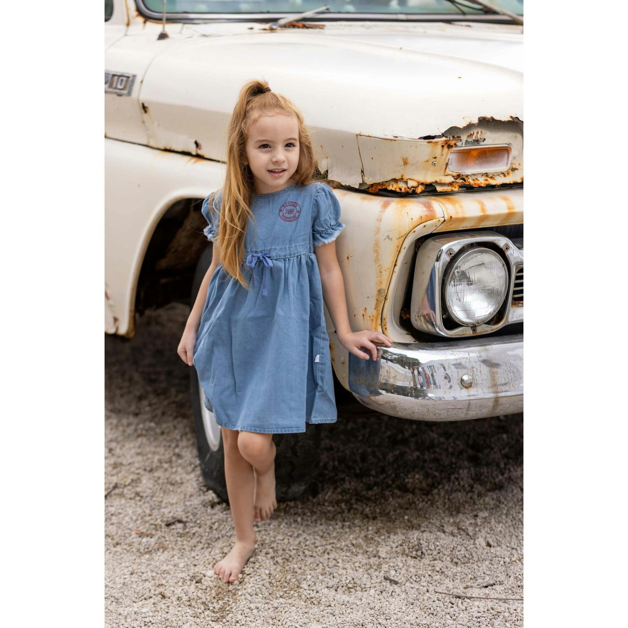 Denim Dress, Blue