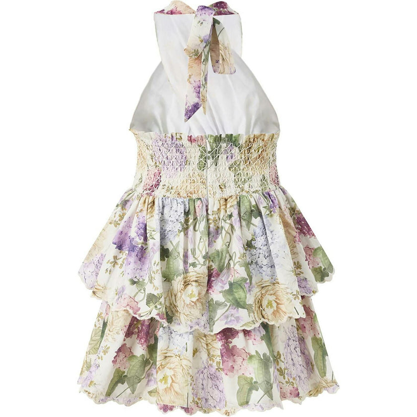Seraphina Halter Neck Frill Mini Dress