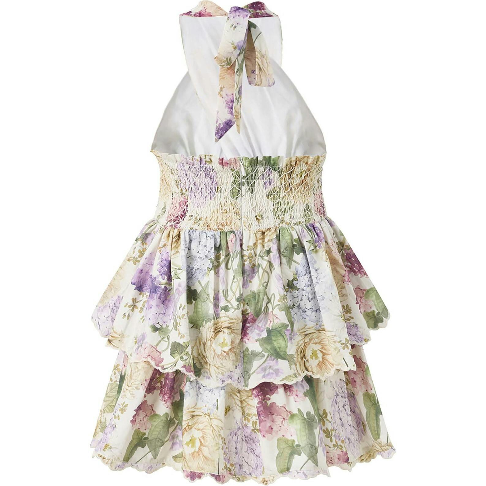 Seraphina Halter Neck Frill Mini Dress