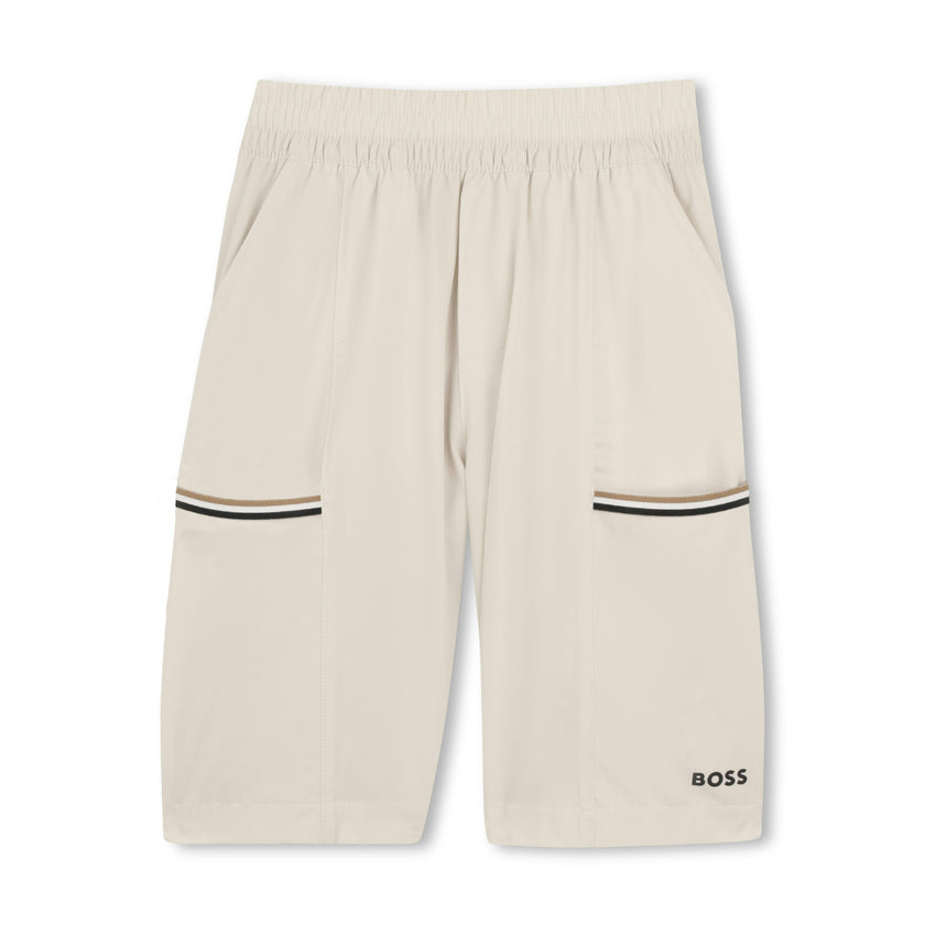 Beige Lightweight Hooded Set