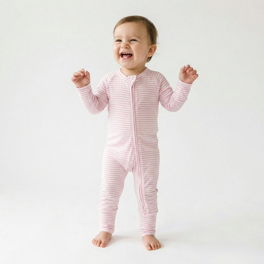 Ballet Stripe Bamboo Sleeper