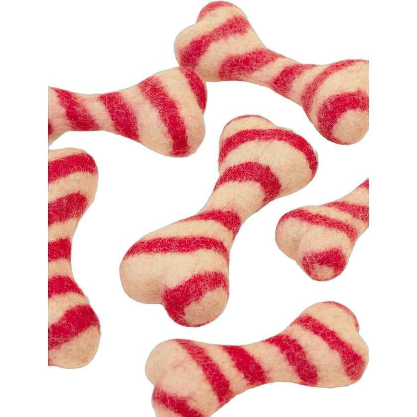 HOLIDAY WOOL BONES, Multi