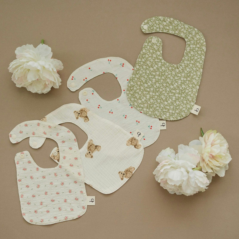 Signature Cotton Print Bib