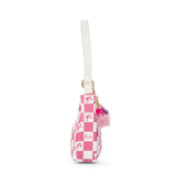 Barbie™ Pink Checkered Kids Hobo Handbag