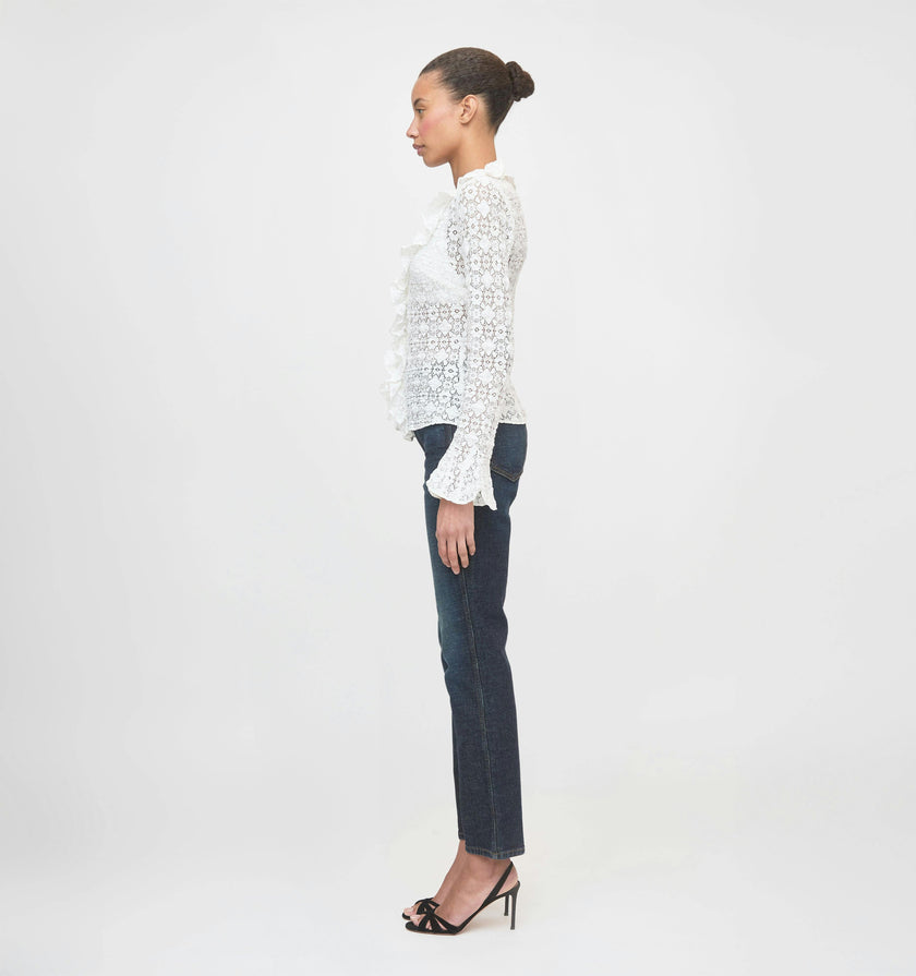 The Gabriella Top - White Lace